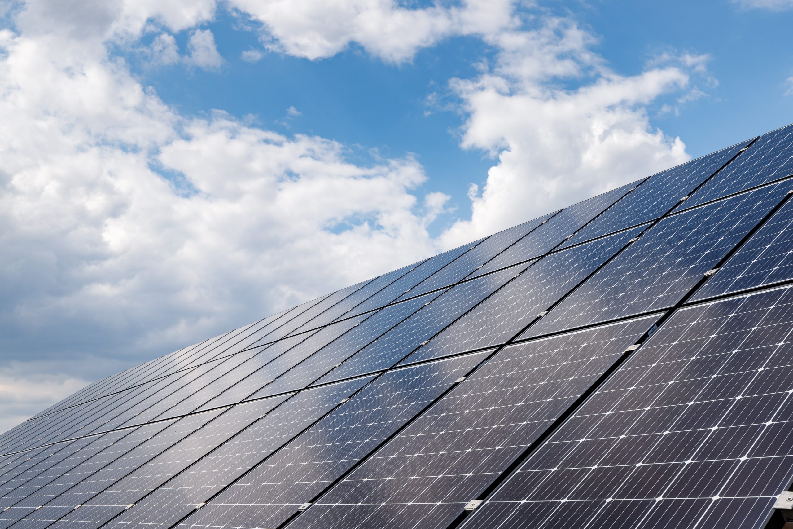 Local solar company completing a clean energy project